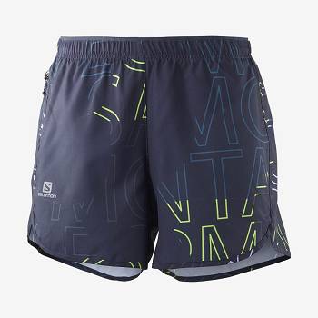 Salomon AGILE Shorts Dame Blå | DK-S1485