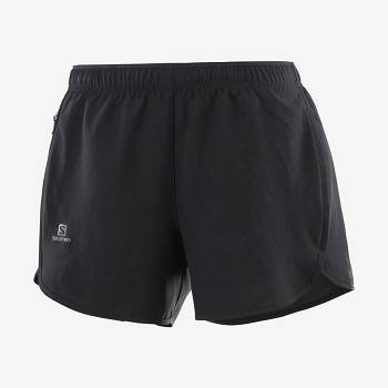 Salomon AGILE Shorts Dame Sort | DK-L1578