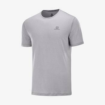 Salomon AGILE TRAINING T Shirts Herre Hvide | DK-W3360