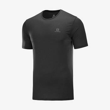 Salomon AGILE TRAINING T Shirts Herre Sort | DK-N1939