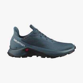 Salomon ALPHACROSS 3 GORE-TEX Trail Løbesko Herre Blå | DK-O2489