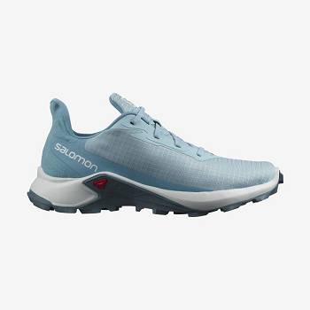 Salomon ALPHACROSS 3 Trail Løbesko Dame Blå | DK-N1974