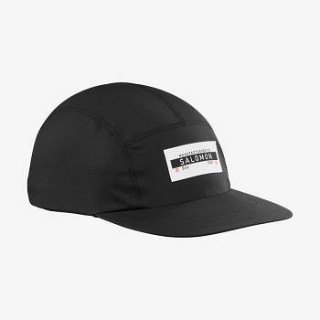 Salomon BONATTI WATERPROOF FIVE PANEL Hat Herre Sort | DK-L1389
