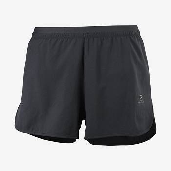 Salomon CROSS 3'' Shorts Dame Sort | DK-S2493