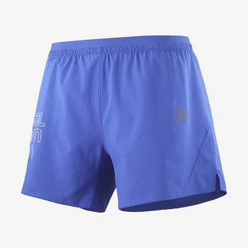 Salomon CROSS 5'' Shorts Herre Blå | DK-L2068