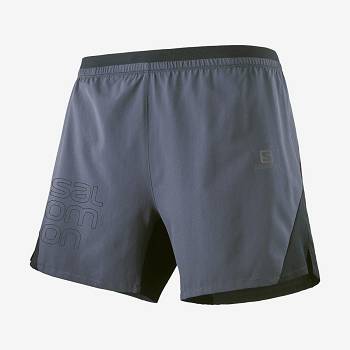 Salomon CROSS 5'' Shorts Herre Grå | DK-L2509