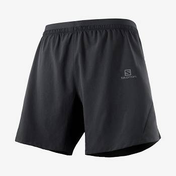 Salomon CROSS 7'' NO LINER Shorts Herre Sort | DK-M1944