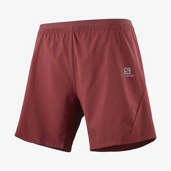 Salomon CROSS 7'' Shorts Herre Rød | DK-W2250