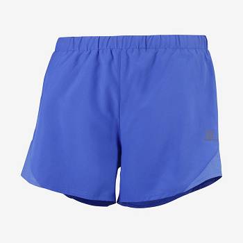 Salomon CROSS REBEL 4'' Shorts Dame Blå | DK-O2386