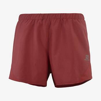 Salomon CROSS REBEL 4'' Shorts Dame Rød | DK-N2149