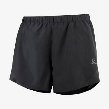 Salomon CROSS REBEL 4'' Shorts Dame Sort | DK-N1386