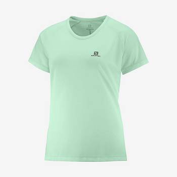 Salomon CROSS REBEL T Shirts Dame Grøn | DK-O2615