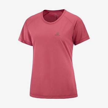 Salomon CROSS REBEL T Shirts Dame Rød | DK-L1158