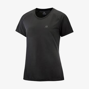 Salomon CROSS REBEL T Shirts Dame Sort | DK-O1567