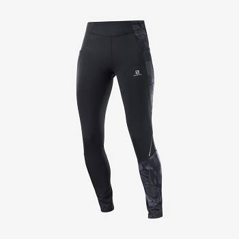 Salomon CROSS RUN 28'' Løbetights Dame Grå | DK-N2548