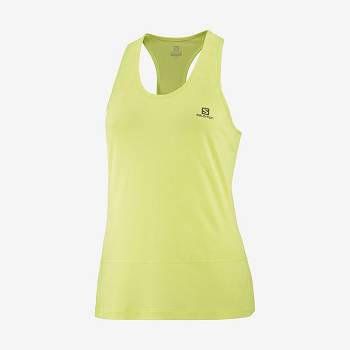 Salomon CROSS RUN T Shirts Dame Grøn | DK-O1061