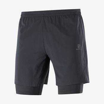 Salomon CROSS TWINSKIN Shorts Herre Sort | DK-M1559