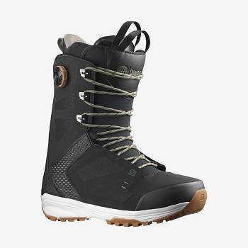 Salomon DIALOGUE LACE SJ BOA Skistøvler Herre Sort Hvide | DK-N1288