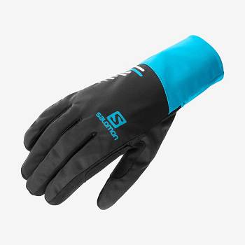 Salomon EQUIPE Handsker Dame Sort Blå | DK-L2145
