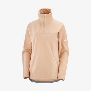 Salomon ESSENTIAL COSY FLEECE Hættetrøje Dame Lyserød | DK-A1997