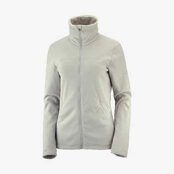 Salomon ESSENTIAL COSY FLEECE Hættetrøje Dame Beige | DK-A2333