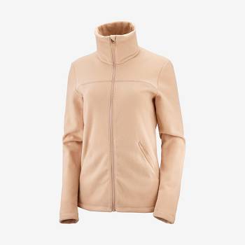 Salomon ESSENTIAL COSY FLEECE Hættetrøje Dame Lyserød | DK-M1363