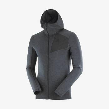 Salomon ESSENTIAL LIGHTWARM HOODED Hættetrøje Herre Sort | DK-O1607