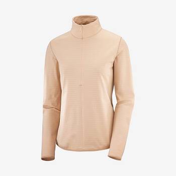 Salomon ESSENTIAL LIGHTWARM Hættetrøje Dame Lyserød | DK-N1554