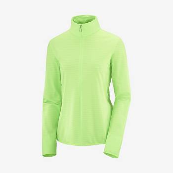 Salomon ESSENTIAL LIGHTWARM Hættetrøje Dame Mintgrønne | DK-S2087