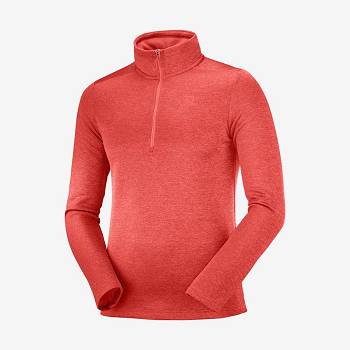 Salomon ESSENTIAL LIGHTWARM SEAMLESS Hættetrøje Herre Orange | DK-A2620