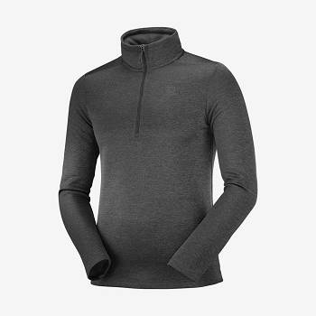 Salomon ESSENTIAL LIGHTWARM SEAMLESS Hættetrøje Herre Sort | DK-L2306