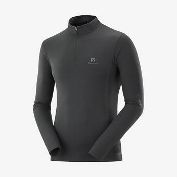Salomon ESSENTIAL SEAMLESS Hættetrøje Herre Sort | DK-L1347