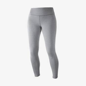 Salomon ESSENTIAL WARM Løbetights Dame Grå | DK-N2142