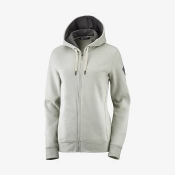 Salomon ESSENTIAL WARM SALOMON Hættetrøje Dame Beige | DK-O1063