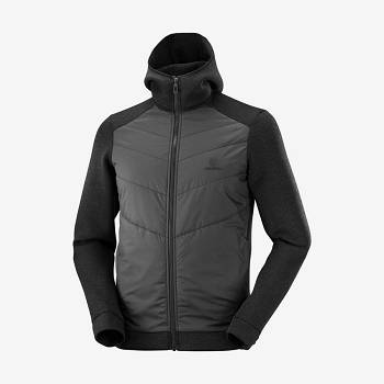 Salomon ESSENTIAL XWARM HYBRID Hættetrøje Herre Grå | DK-A1815