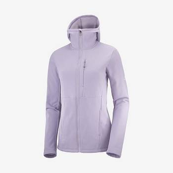 Salomon ESSENTIAL XWARM Hættetrøje Dame Lilla | DK-O1966