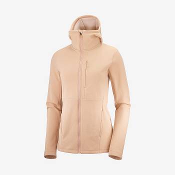 Salomon ESSENTIAL XWARM Hættetrøje Dame Lyserød | DK-O2041