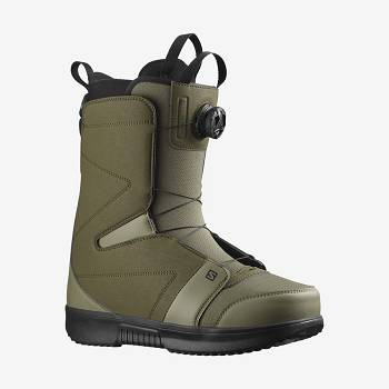 Salomon FACTION BOA Skistøvler Herre Olivengrøn | DK-L1669