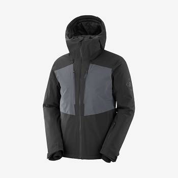 Salomon HIGHLAND Softshell Jakke Herre Sort | DK-W1730