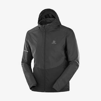 Salomon Jakke AGILE WIND Softshell Jakke Herre Sort | DK-N1484