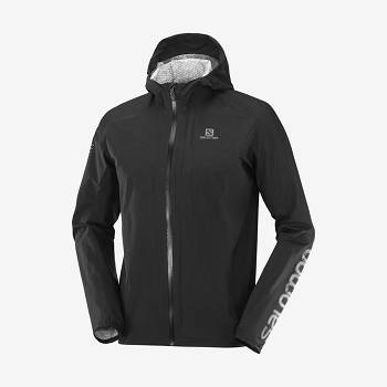 Salomon Jakke BONATTI 2.5L Softshell Jakke Herre Hvide Sort | DK-M1433
