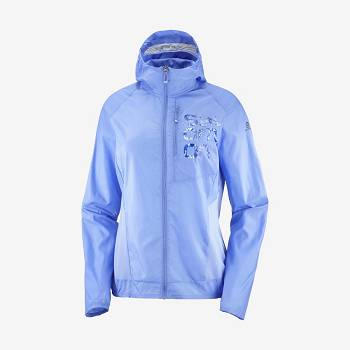 Salomon Jakke BONATTI CROSS WIND Softshell Jakke Dame Blå | DK-A1423