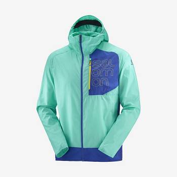 Salomon Jakke BONATTI CROSS WIND Softshell Jakke Herre Mintgrønne | DK-A1773
