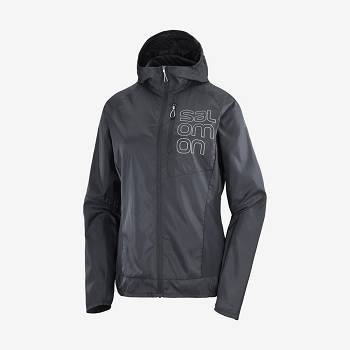 Salomon Jakke BONATTI CROSS WIND Softshell Jakke Dame Sort | DK-N1617