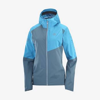 Salomon Jakke BONATTI TRAIL Softshell Jakke Dame Blå | DK-M2266