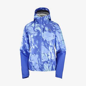 Salomon Jakke BONATTI WATERPROOF Softshell Jakke Dame Blå | DK-L1130