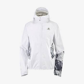 Salomon Jakke BONATTI WATERPROOF Softshell Jakke Dame Hvide | DK-N1694