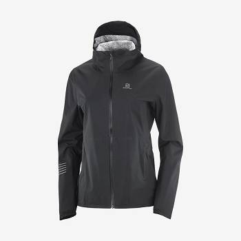 Salomon Jakke BONATTI WATERPROOF Softshell Jakke Dame Sort Blå | DK-N2093