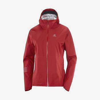 Salomon Jakke BONATTI WATERPROOF Softshell Jakke Dame Rød | DK-O2160