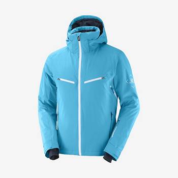 Salomon Jakke BRILLIANT Softshell Jakke Herre Blå | DK-L1137